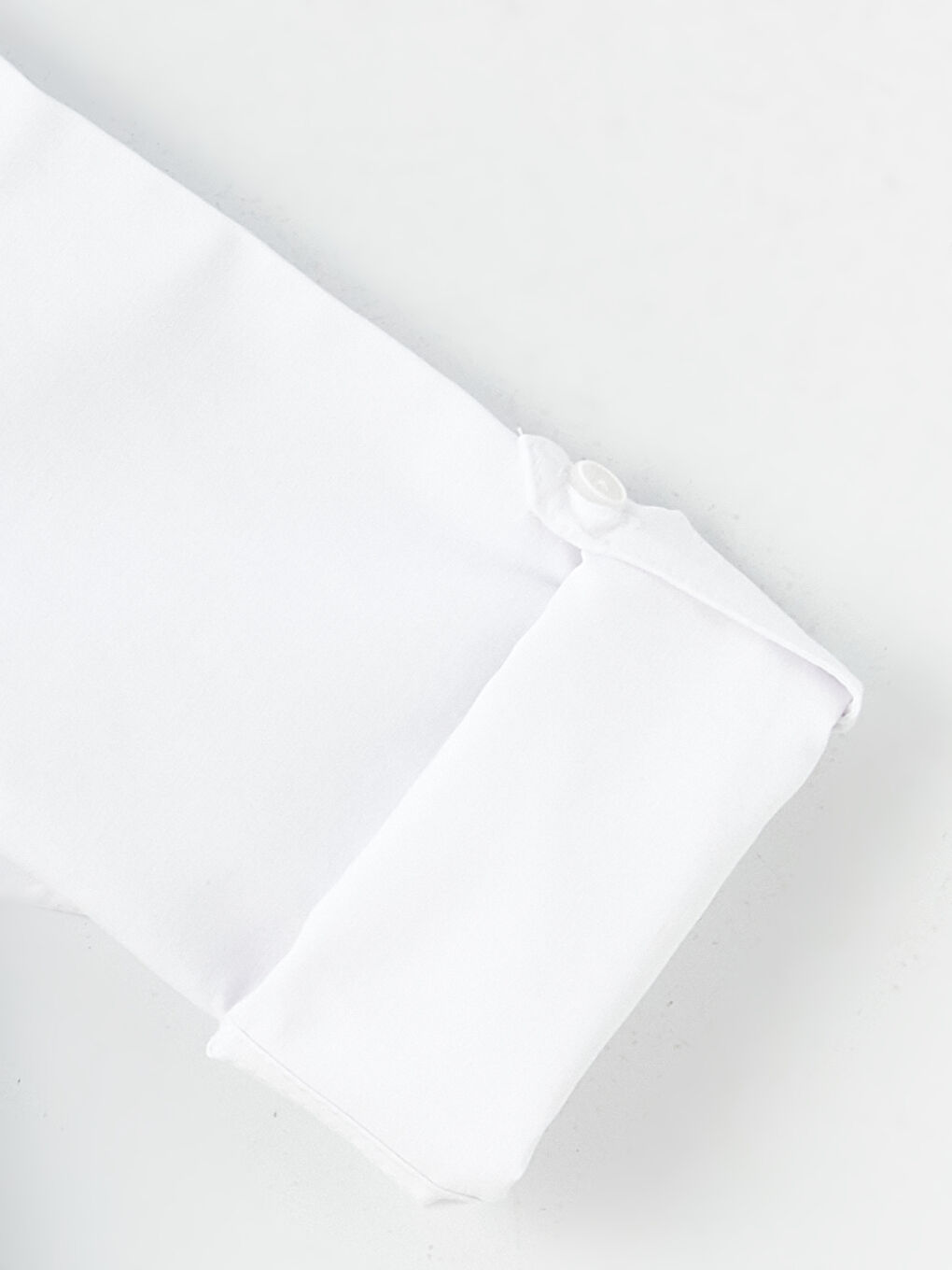 Beyaz Basic Uzun Kollu Erkek Çocuk Gömlek ve Kravat-5