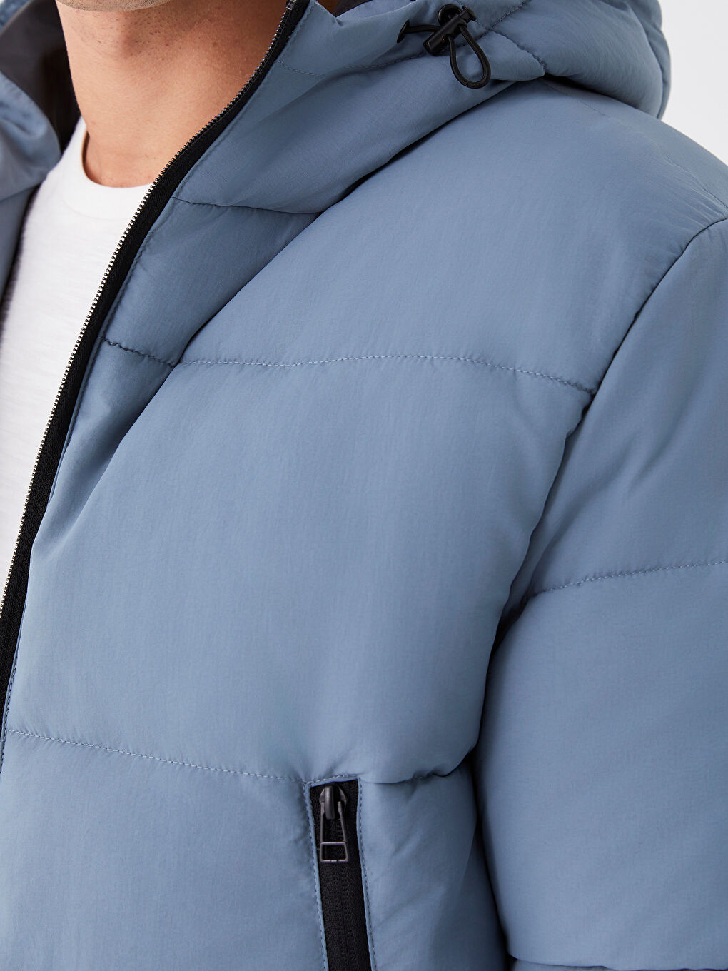 LCW Casual Relaxed Fit Hooded Men's Puffer Coat -W39775Z8-QJ0