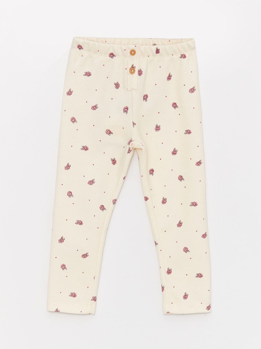 Colanți pentru Bebeluși Fete cu Model și Talie Elastică-2