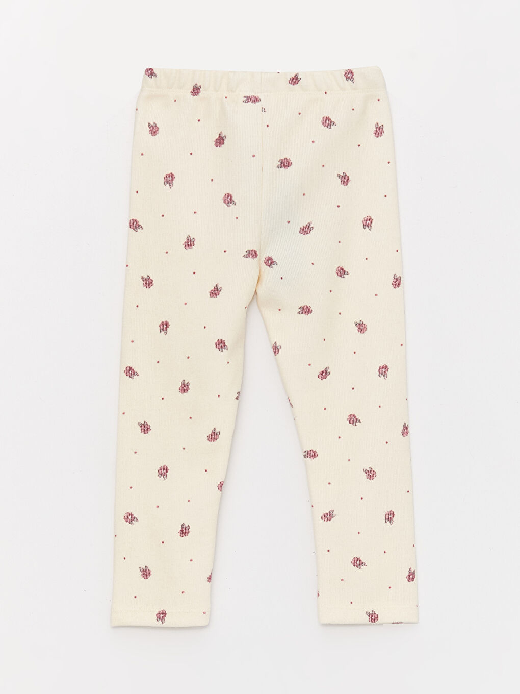 Colanți pentru Bebeluși Fete cu Model și Talie Elastică-3