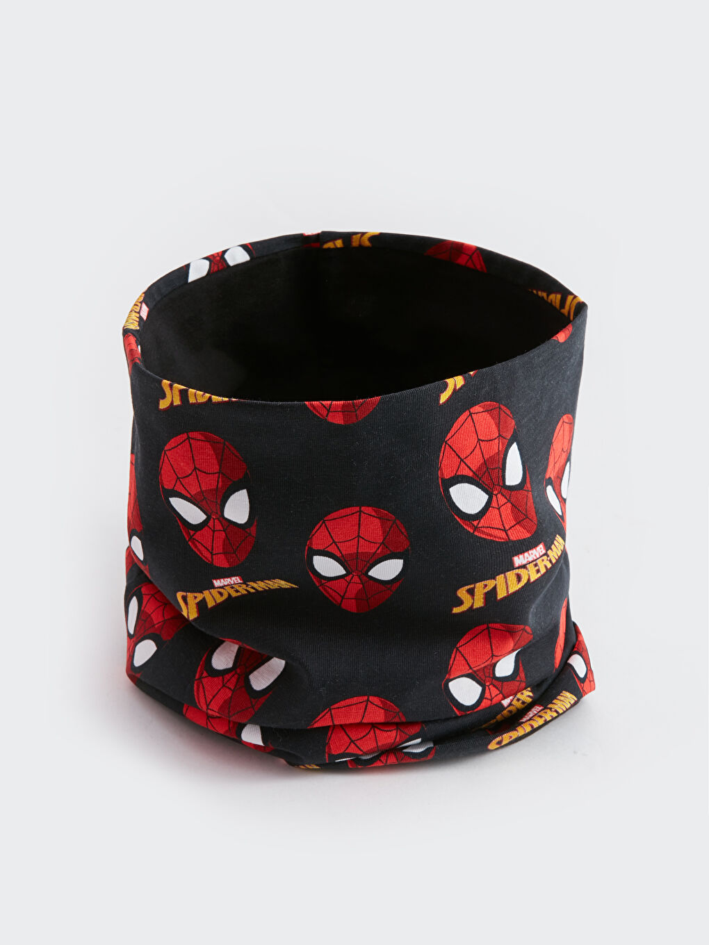 LCW ACCESSORIES Siyah Spiderman Baskılı Erkek Çocuk Boyunluk