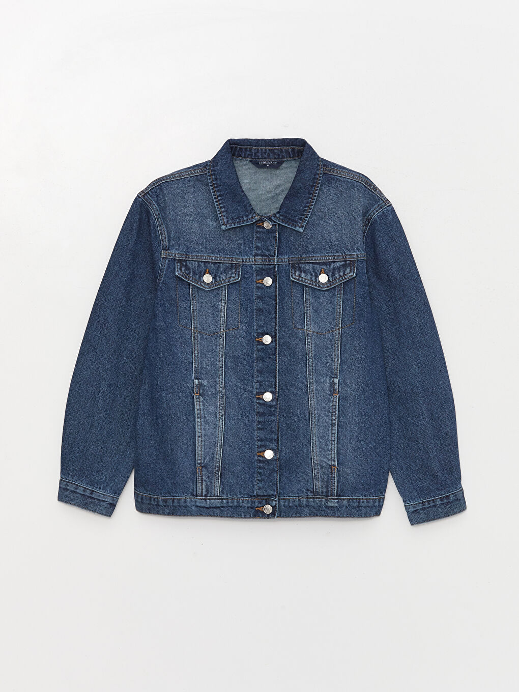 LCW Jeans Collared Neck Women's Denim Jacket -W39846Z8-507