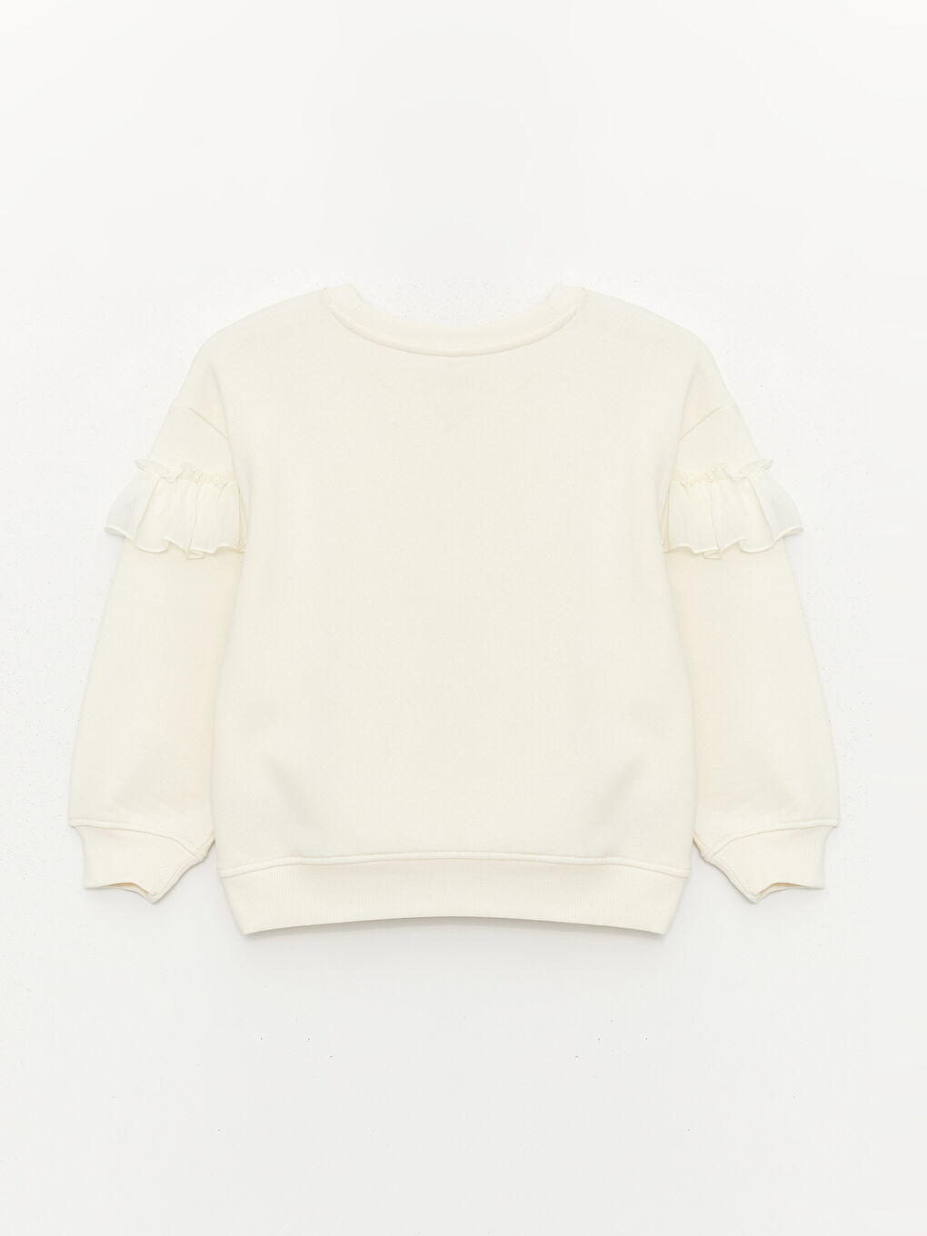 LCW Kids Crew Neck Long Sleeve Girls' Sweatshirt -W39859Z4-FDW