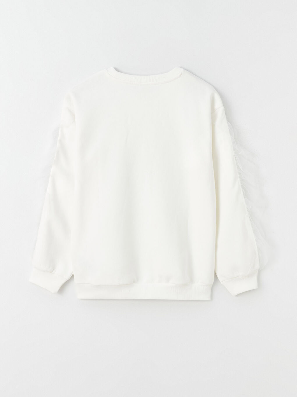 LCW Kids Bisiklet Yaka Baskılı Uzun Kollu Kız Çocuk Sweatshirt -W39861Z4-R9J