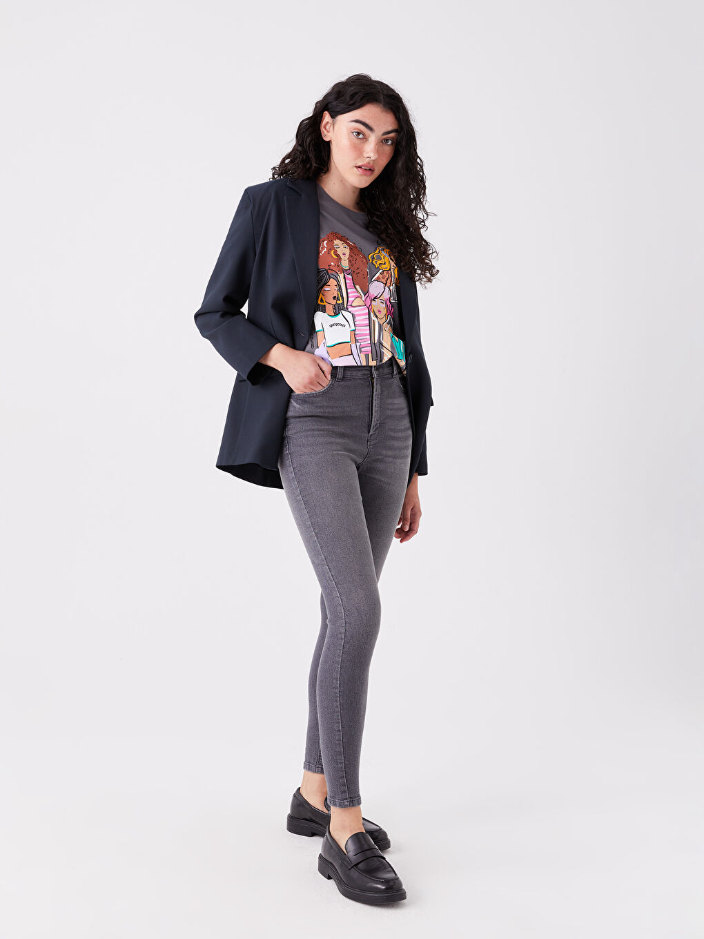 High Waisted Jupiter Super Skinny Fit Women's Jeans