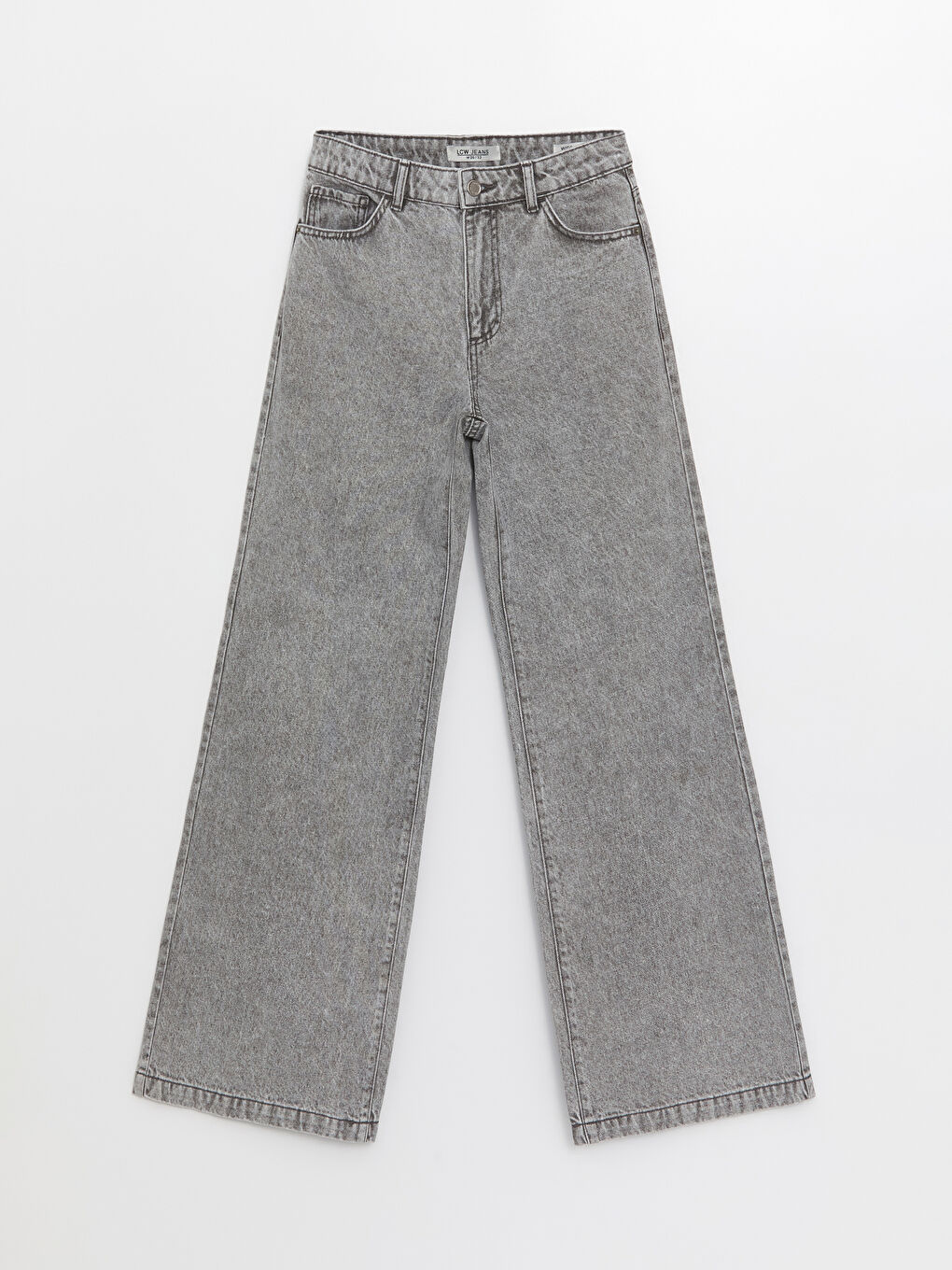 High Waisted Wideleg Women's Jeans-5