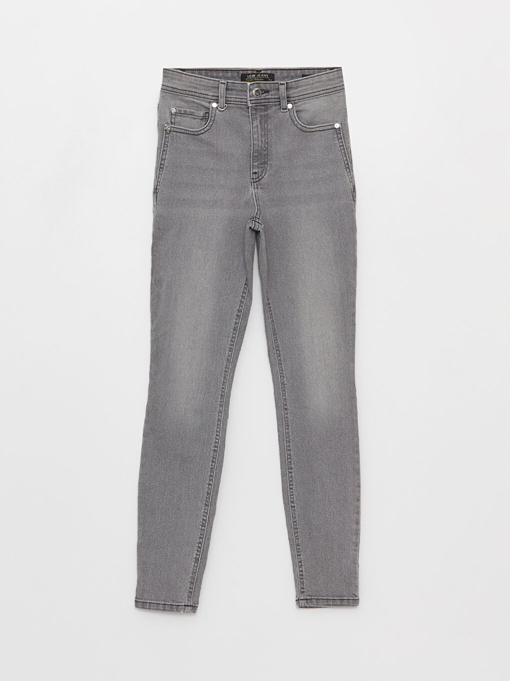 LCW Jeans Hoch taillierte Jupiter Super-Skinny-Fit Jeans für Damen -W39907Z8-GRD