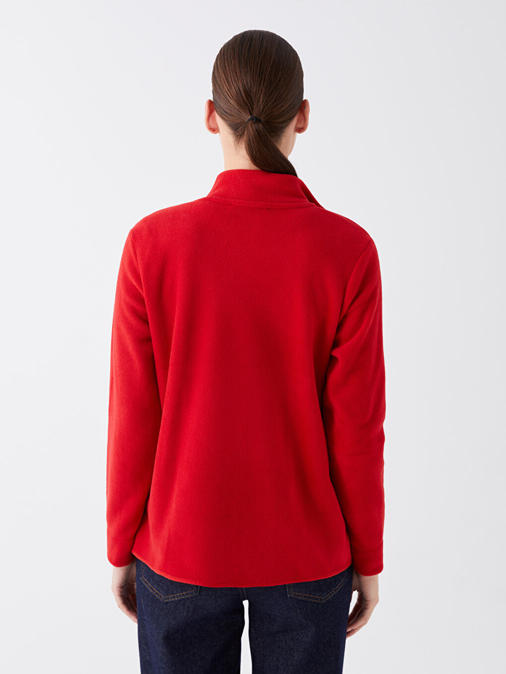 Stand-Up Collar Women'S Outdoor Fleece-4