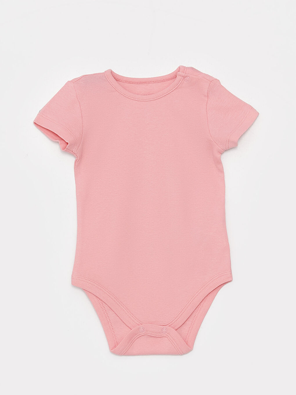 Bodi sa okruglim izrezom i kratkim rukavima za bebe devojčice, pakovanje od 5 komada-3