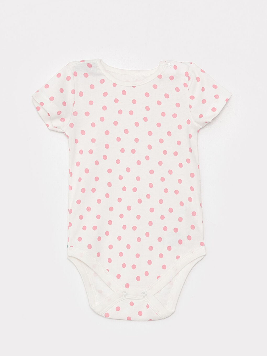 Bodi sa okruglim izrezom i kratkim rukavima za bebe devojčice, pakovanje od 5 komada-4