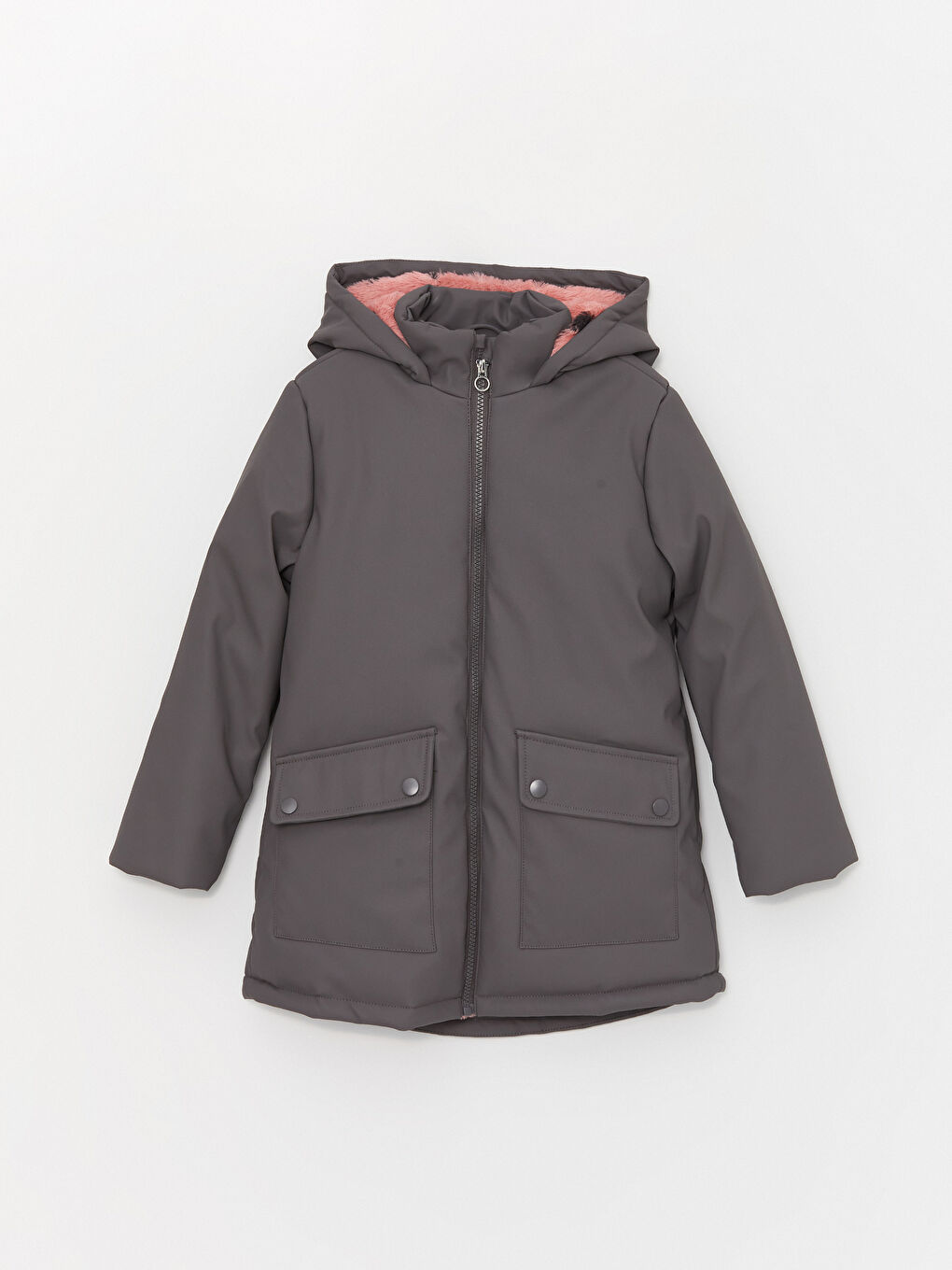 Hooded Girls' Coat -W3AA74Z4-HLC