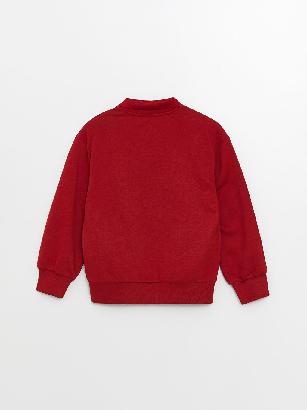 LCW Kids Polo Neck Printed Long Sleeve Girl Sweatshirt -W3AB28Z4-HLG