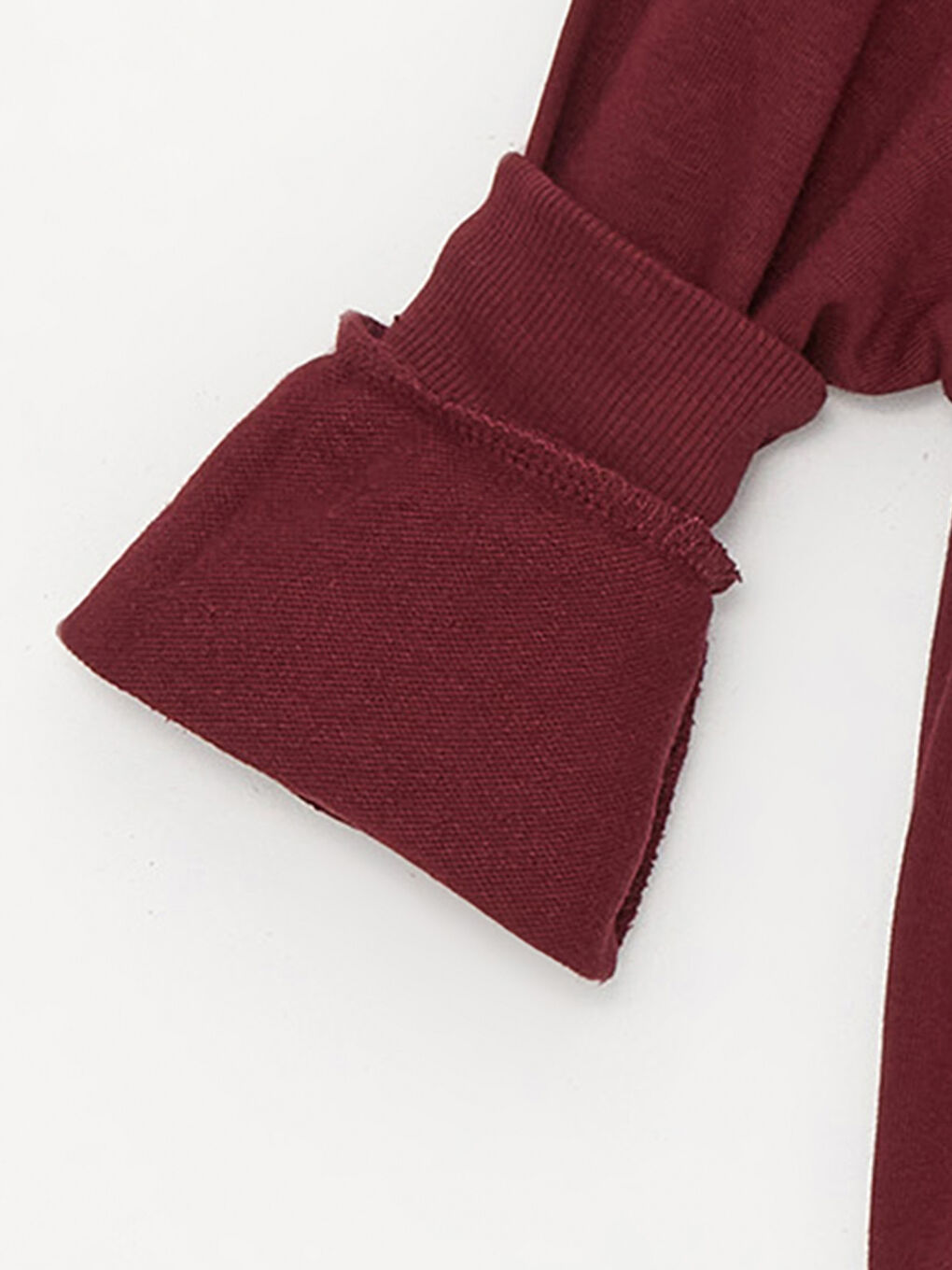 қыздарға арналған принтті ұзын жеңді капюшонды және спорттық шалбар-3