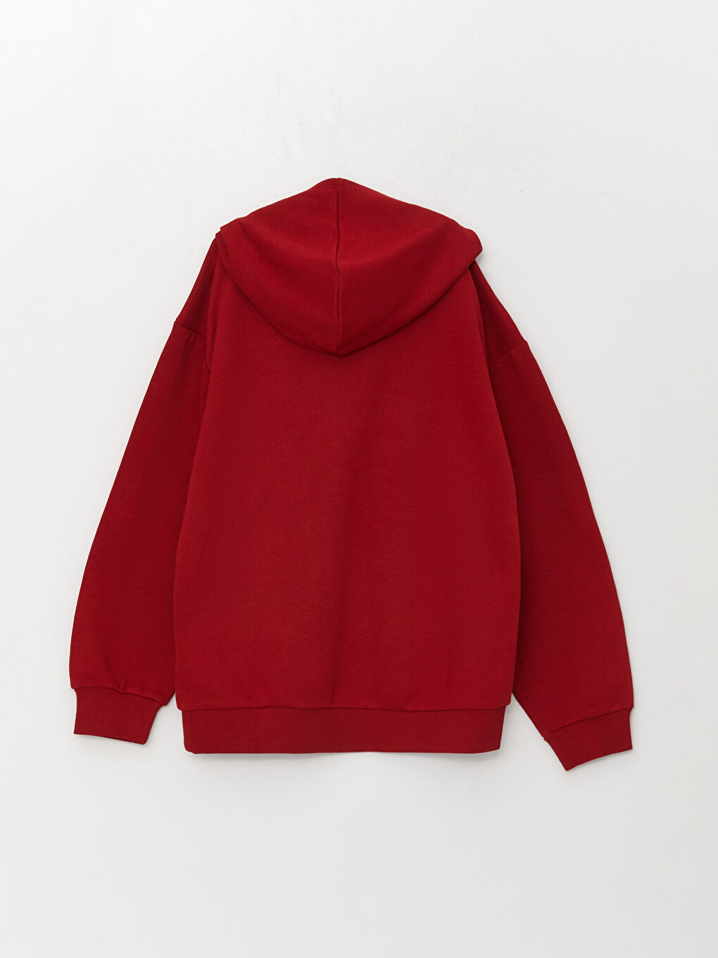 Hooded Printed Long Sleeve Girls' Sweatshirt-1