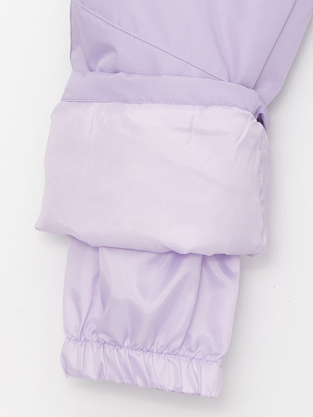 Lila Basic Askılı Kız Çocuk Kayak Pantolonu-3