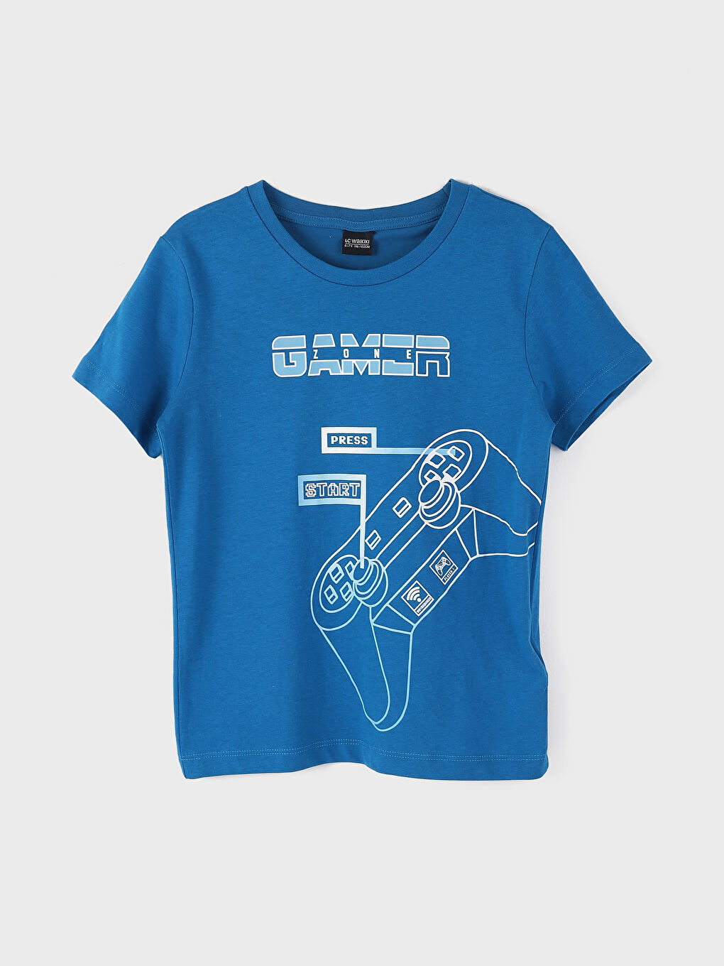 LCW Kids Crew Neck Printed Short Sleeve Men's T-Shirt -W3AB75Z4-H9U
