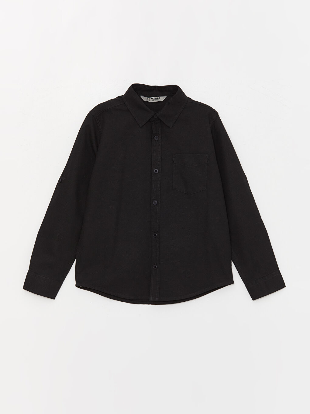 LCW Kids Basic Long Sleeve Boys' Shirt -W3AB94Z4-CVL