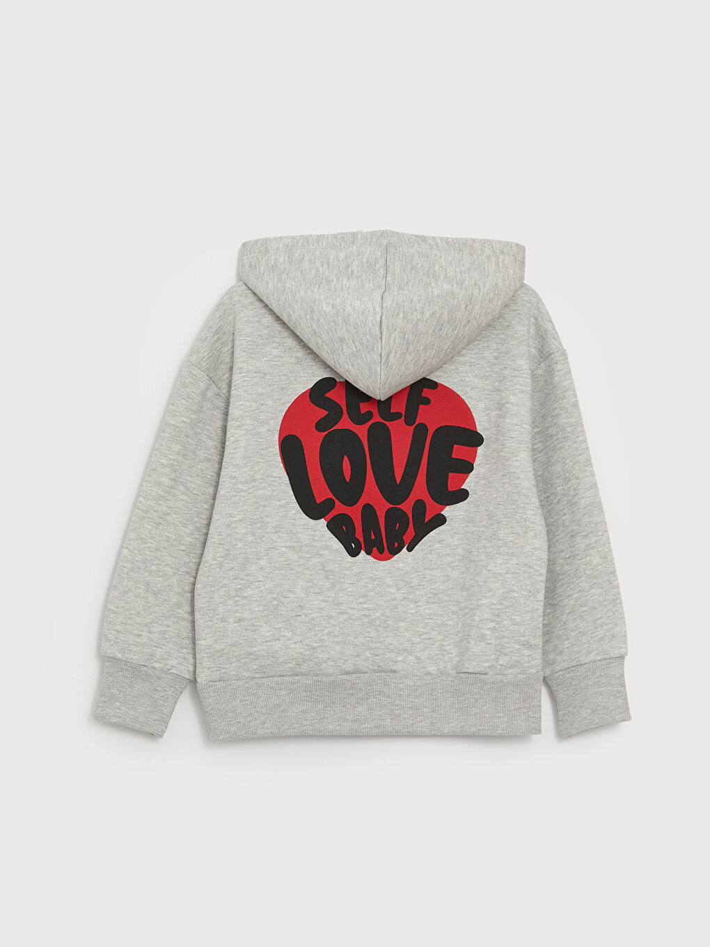 Толстовка с принтом и длинным рукавом для девочек-1