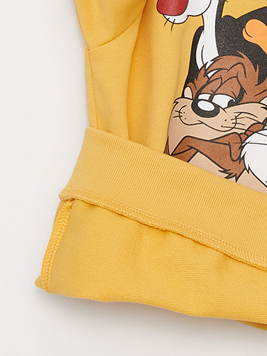 Crew Neck Long Sleeve Looney Tunes Printed Baby Boy Sweatshirt-2