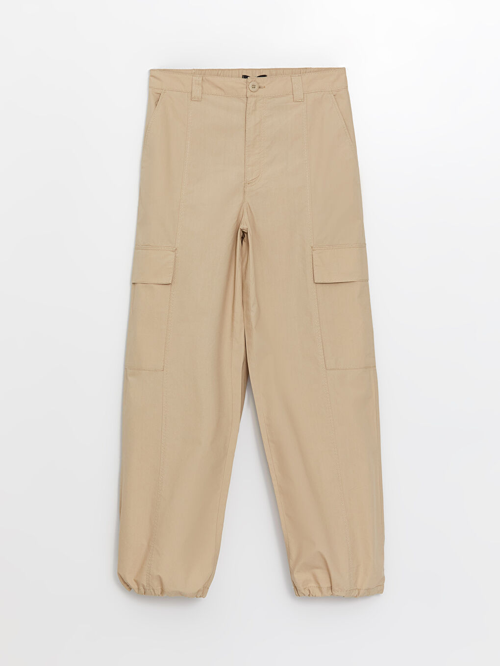 LCW Vision Ženske pantalone sa standardnim krojem, jednostavne, padobranskog stila -W3AC33Z8-FGP
