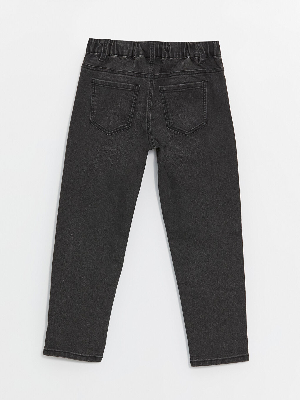 Loose Fit Elasticated Waist Boys Jeans-2