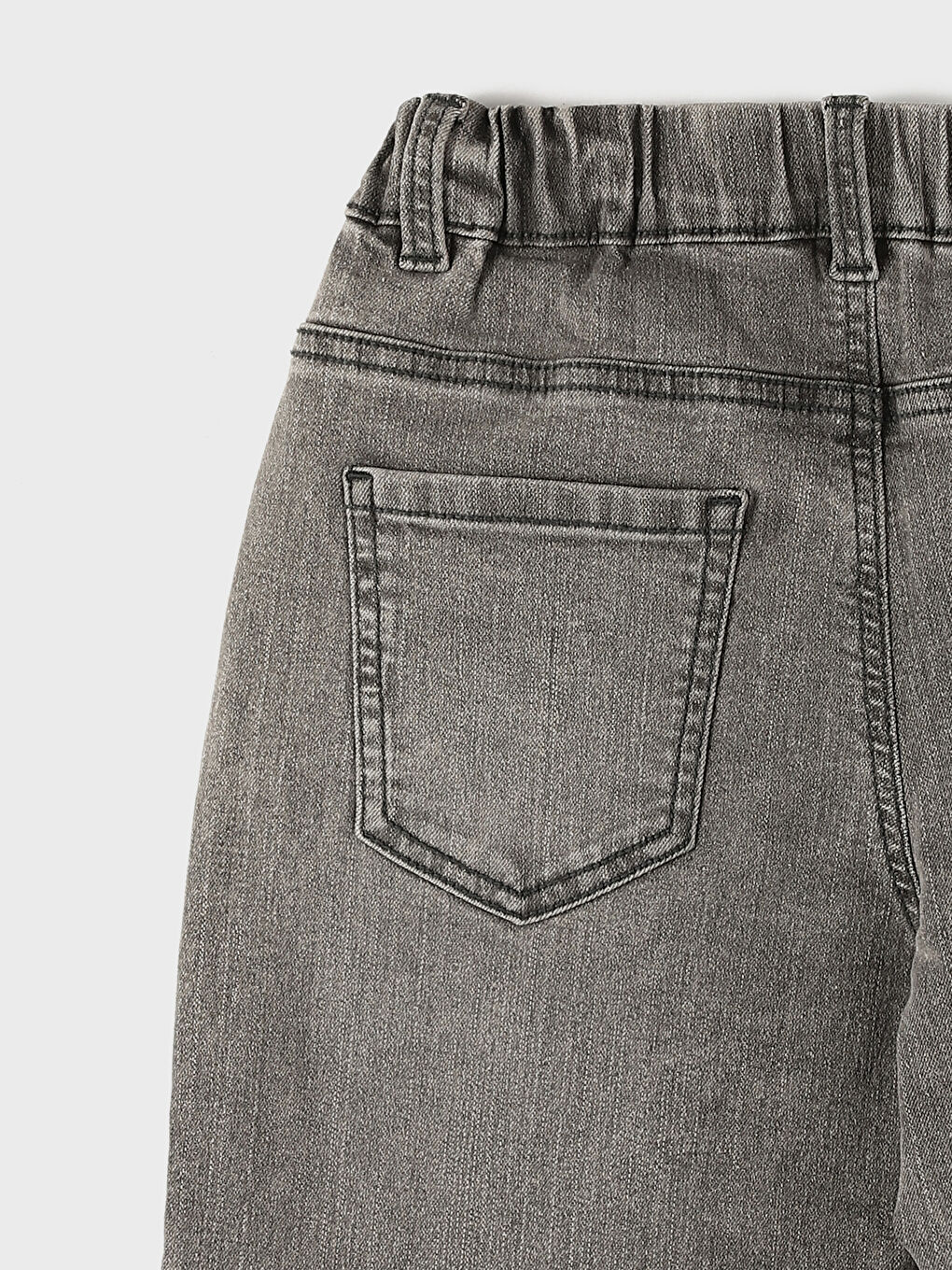 Loose Fit Elasticated Waist Boys Jeans-2