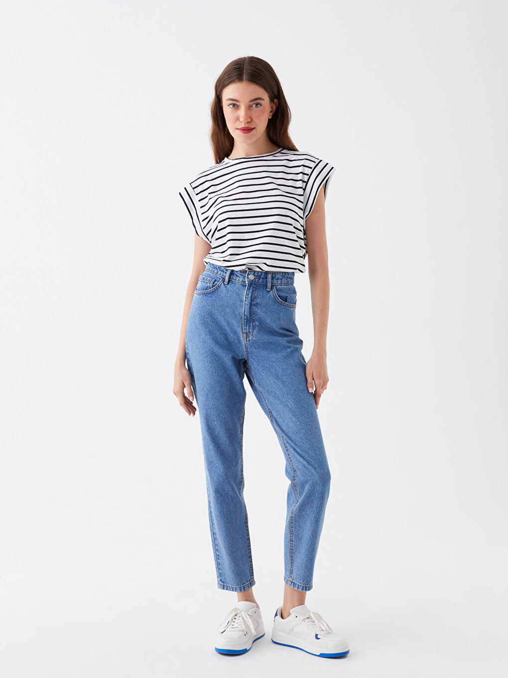 LCW Jeans Mom Fit Kadın Jean Pantolon -W3AD25Z8-311