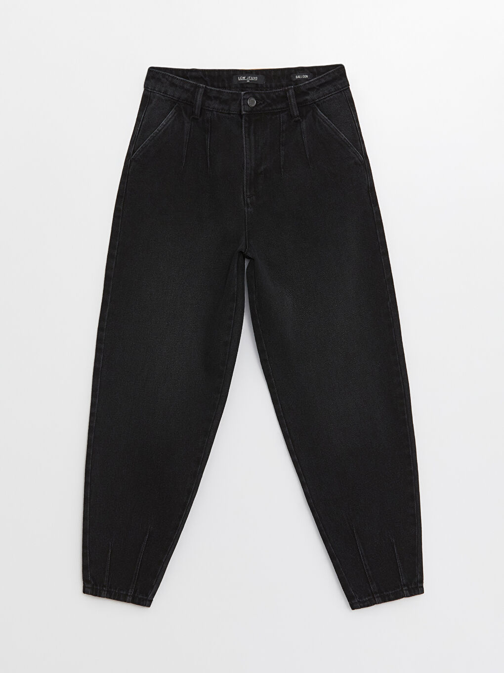 Blugi cu Detalii la Buzunar, Croială Balloon, pentru Femei-4