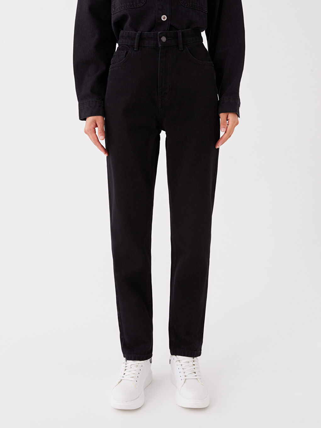 LCW Jeans Mom Fit Women's Jeans -W3AD39Z8-327