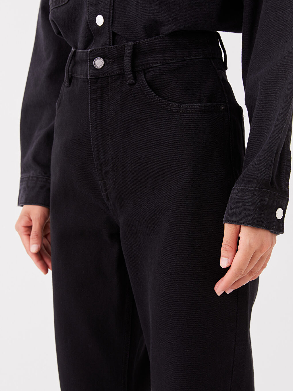 LCW Jeans Mom Fit Women's Jeans -W3AD39Z8-327