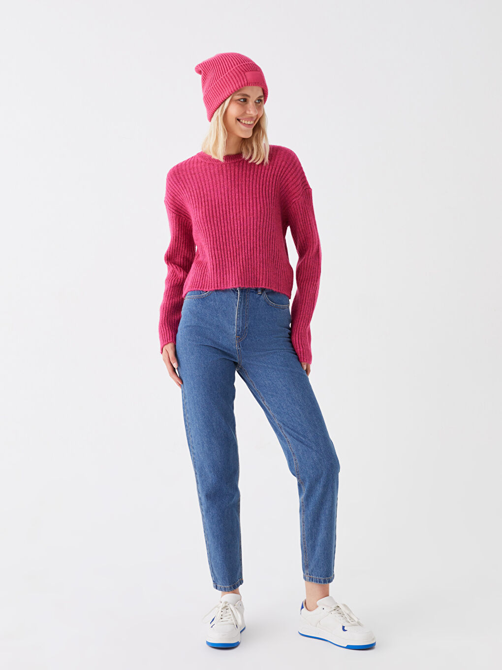 LCW Jeans Mom Fit Women's Jeans -W3AD43Z8-507