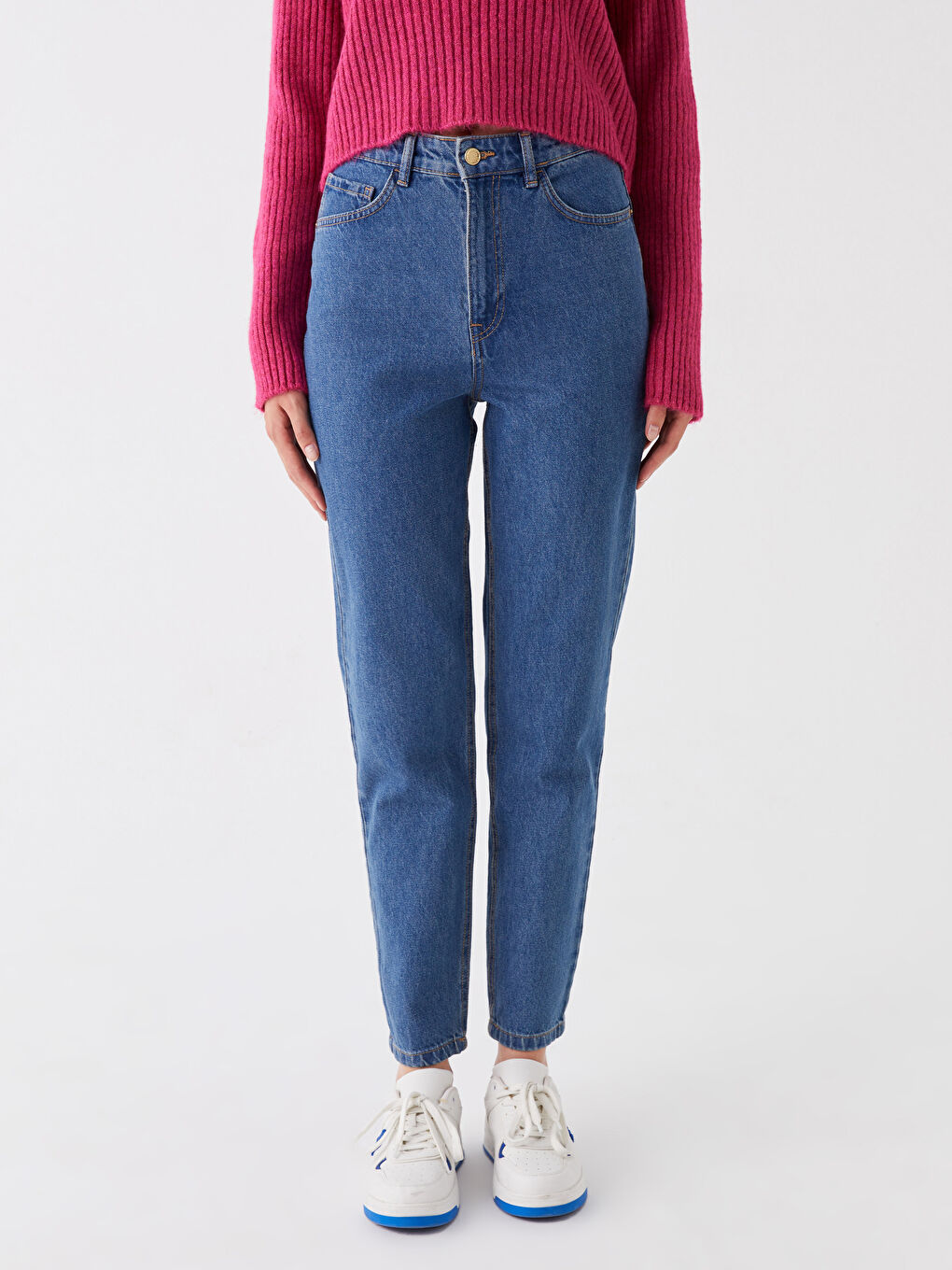 LCW Jeans Mom Fit Women's Jeans -W3AD43Z8-507