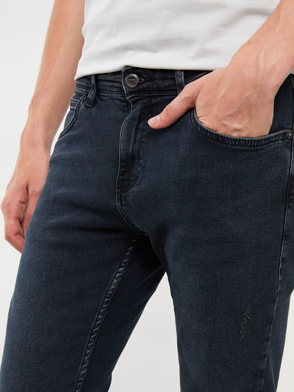 LCW Jeans İndigo 750 Slim Fit Erkek Jean Pantolon - 3