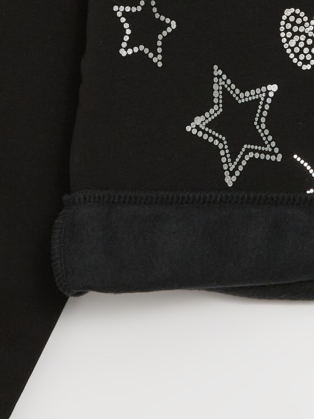 Crew Neck Printed Long Sleeve Girls' Sweatshirt-1