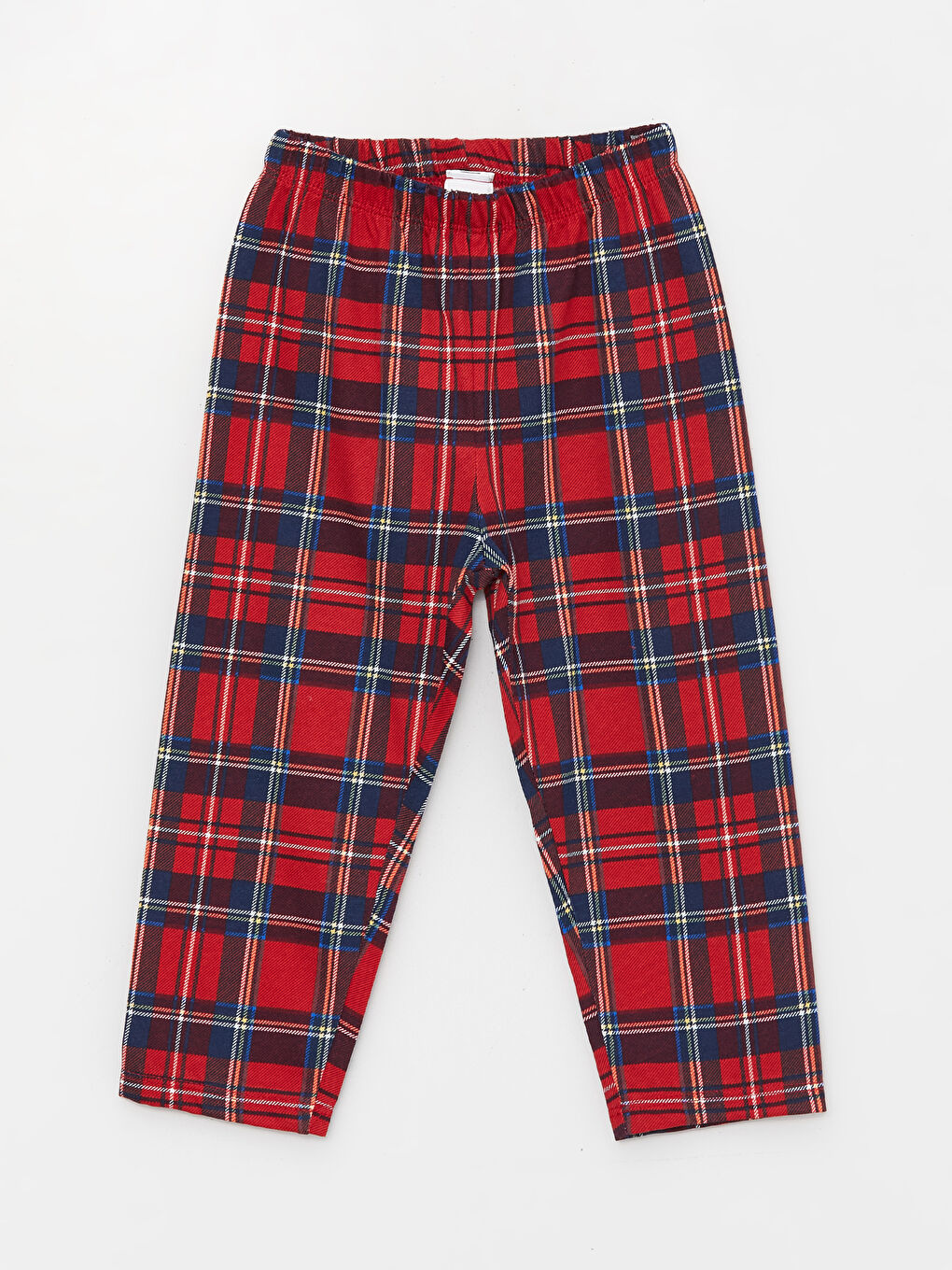 LCW baby Polo Neck Long Sleeve Plaid Patterned Baby Boy Pajama Set -W3AE20Z1-LTP