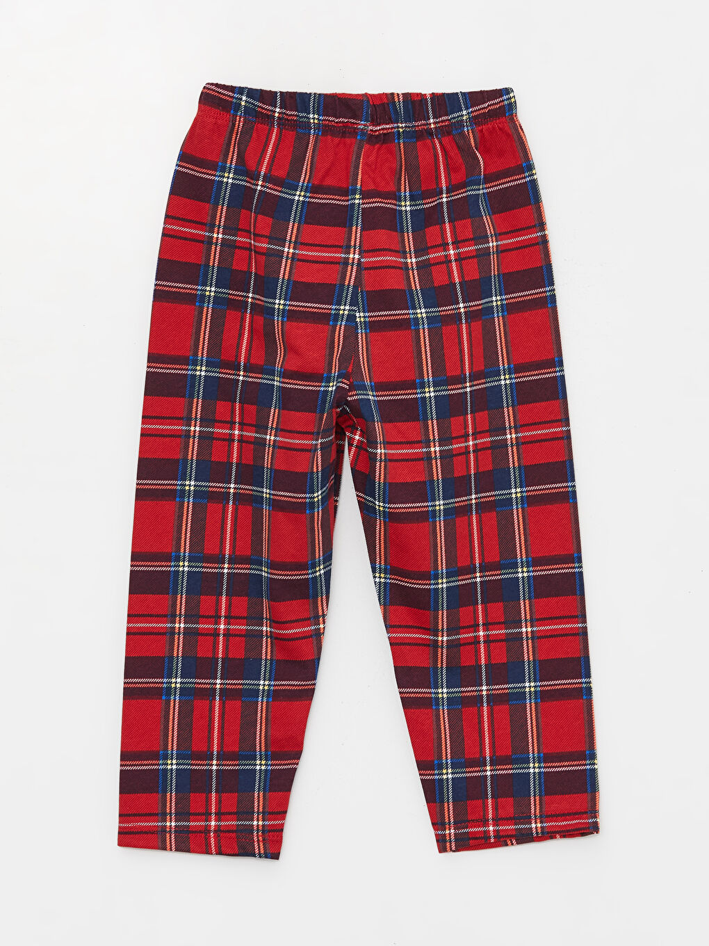 LCW baby Polo Neck Long Sleeve Plaid Patterned Baby Boy Pajama Set -W3AE20Z1-LTP