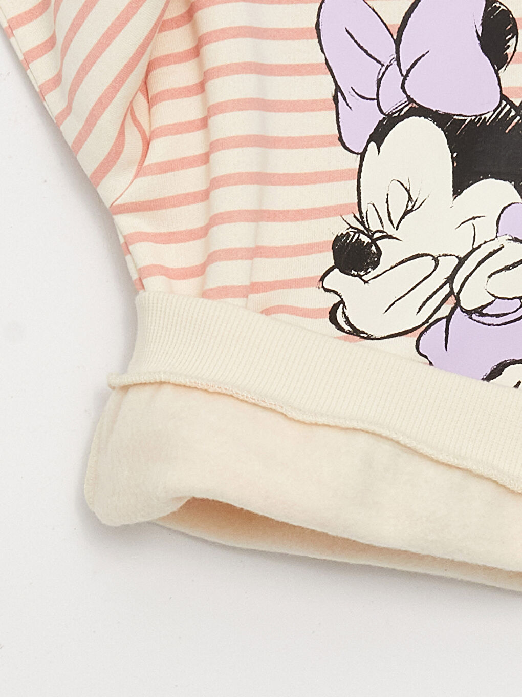 მრგვალი საყელო მინნი მაუსის ნაბეჭდი გოგონას სპორტული მაისური-1