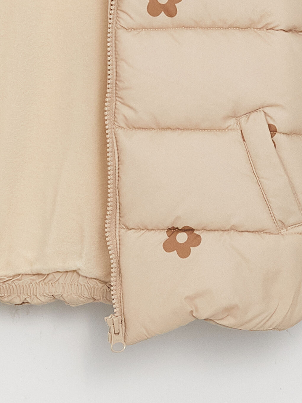 Hooded Long Sleeve Patterned Baby  Girl Coat-2