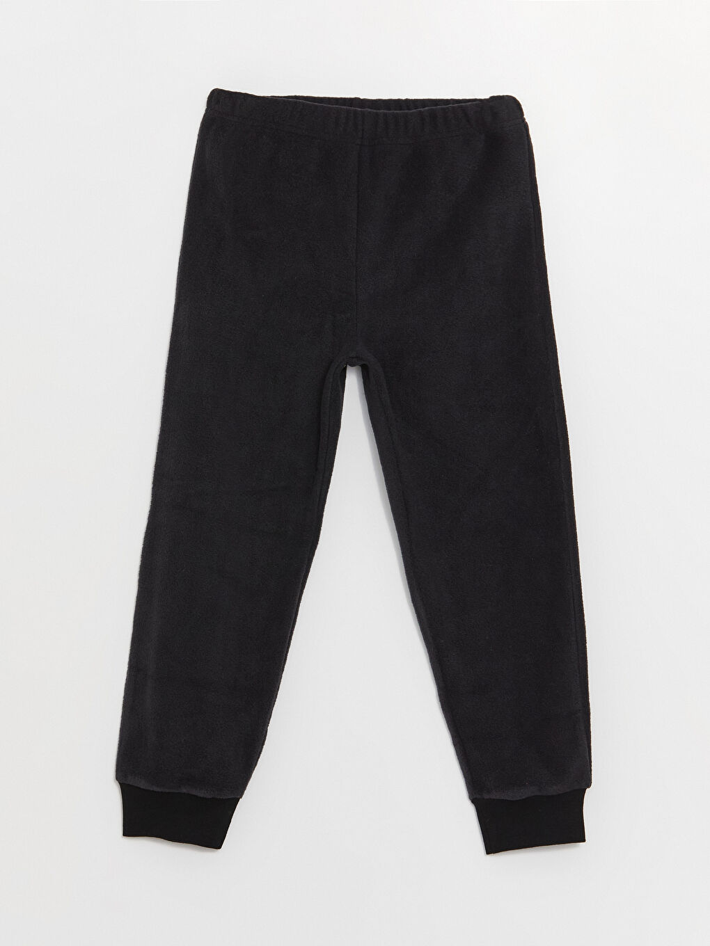 Gri Bisiklet Yaka Batman Baskılı Uzun Kollu Polar Erkek Çocuk Pijama Takımı-3