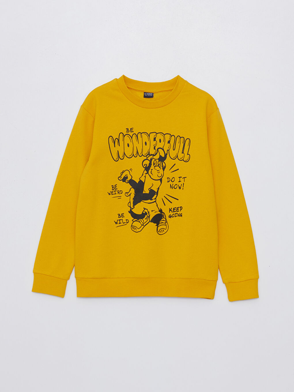 今話題のアイテムを Crew Boy Sleeve Long Printed Monkey Nostalgic Neck 日本酒