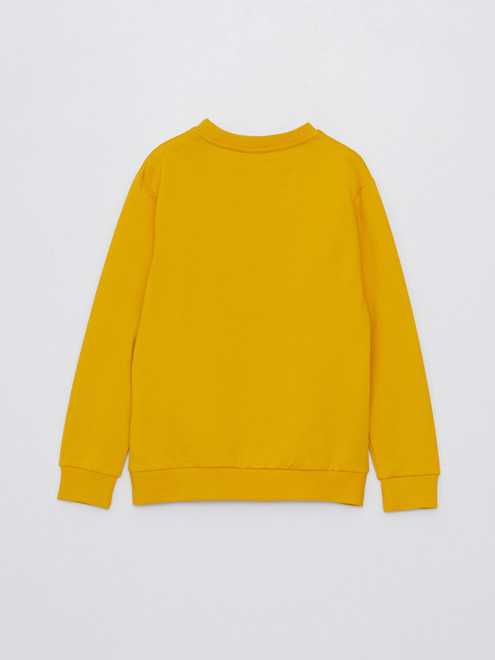 Crew Neck Nostalgic Monkey Printed Long Sleeve Boy