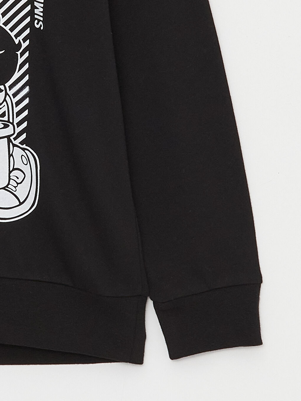 Nostalgic Monkey Printed Long Sleeve Boys' Hoodie-2