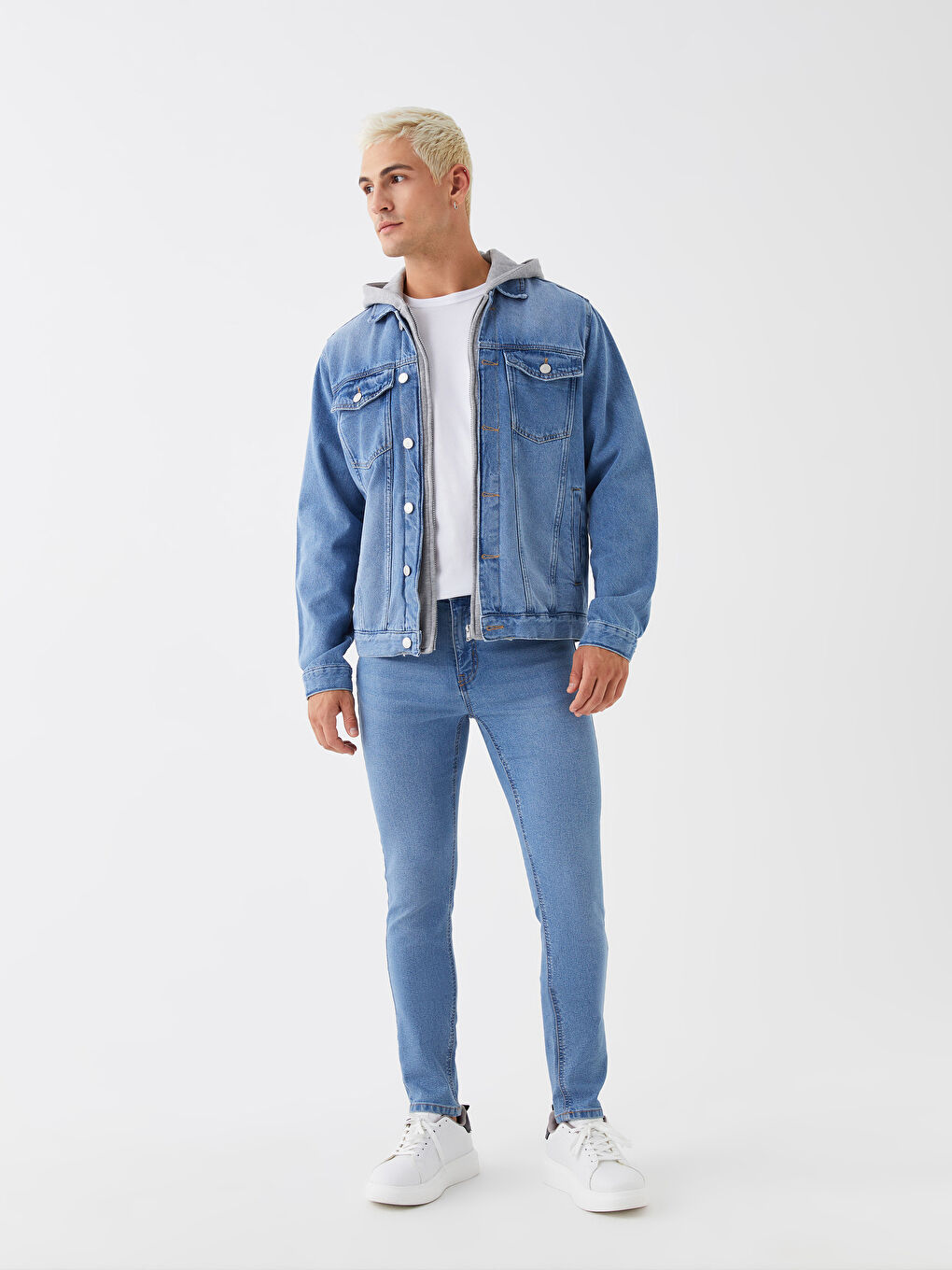 LCW Jeans بنطال جينز 760 للرجال بقصة ضيقة -W3AF43Z8-311