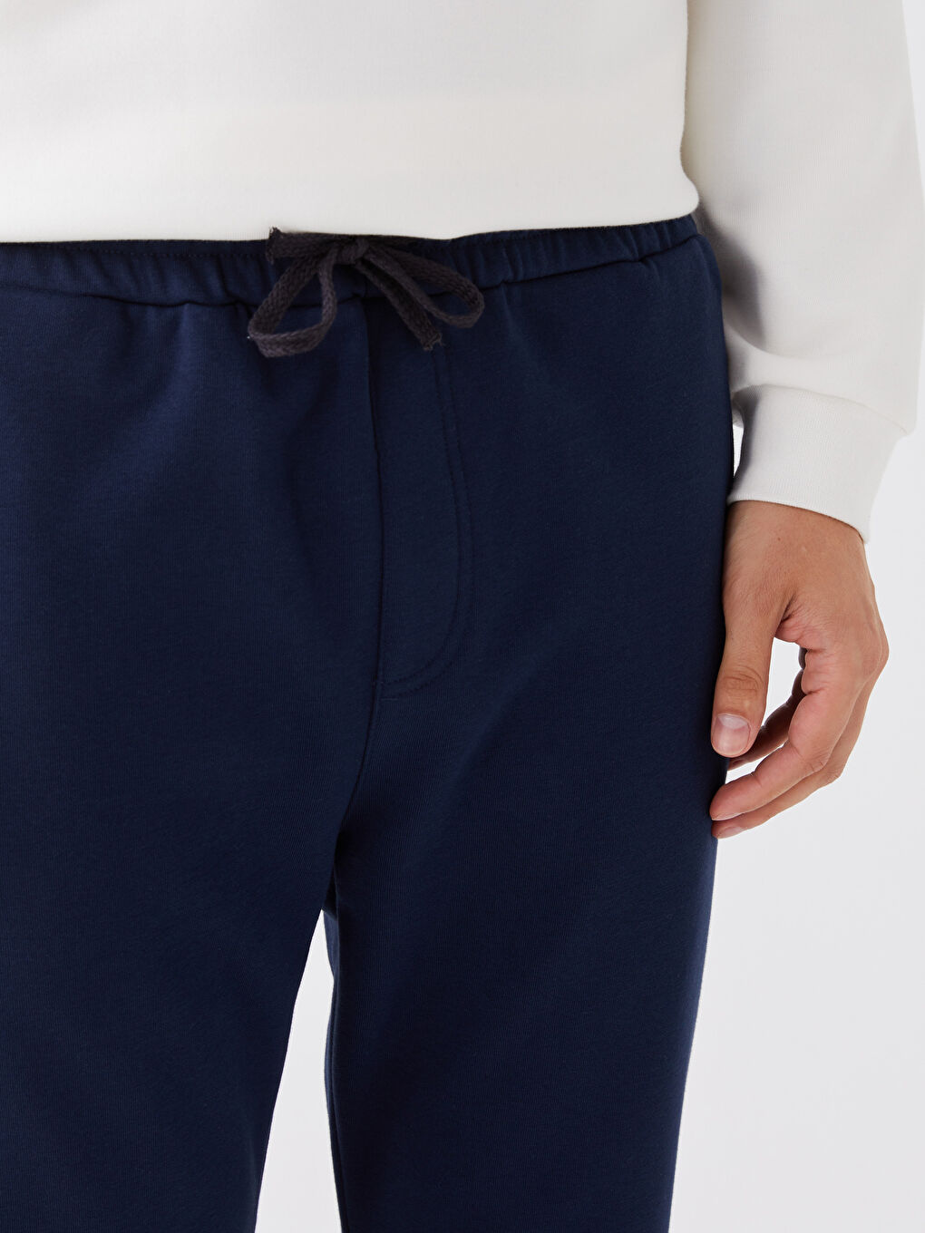 Lacivert Standart Kalıp Erkek Jogger Eşofman Altı-1