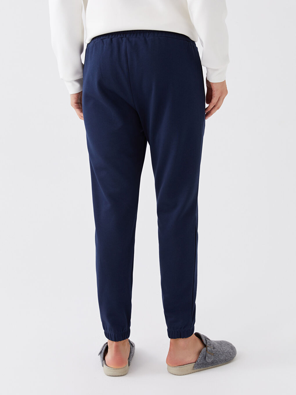 Lacivert Standart Kalıp Erkek Jogger Eşofman Altı-3