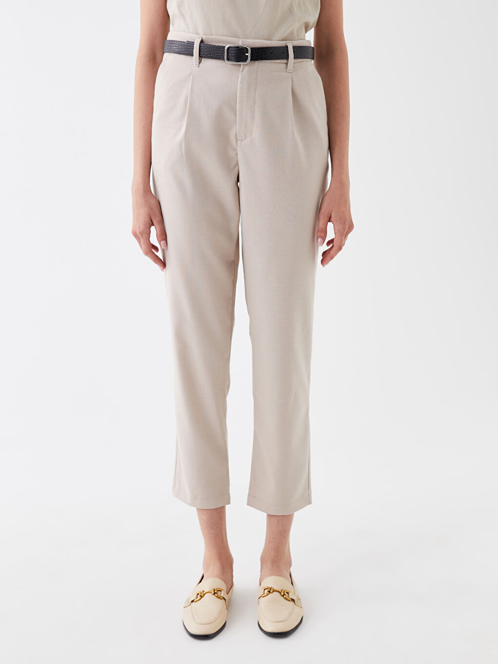 بنطلون جزر للنساء بقصة عادية-3