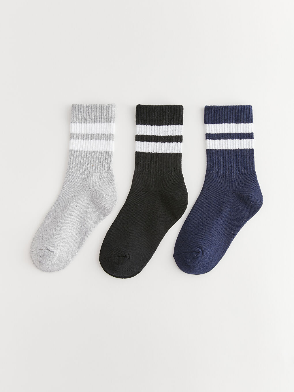 Striped Boys' Ankle Socks 3-Pack