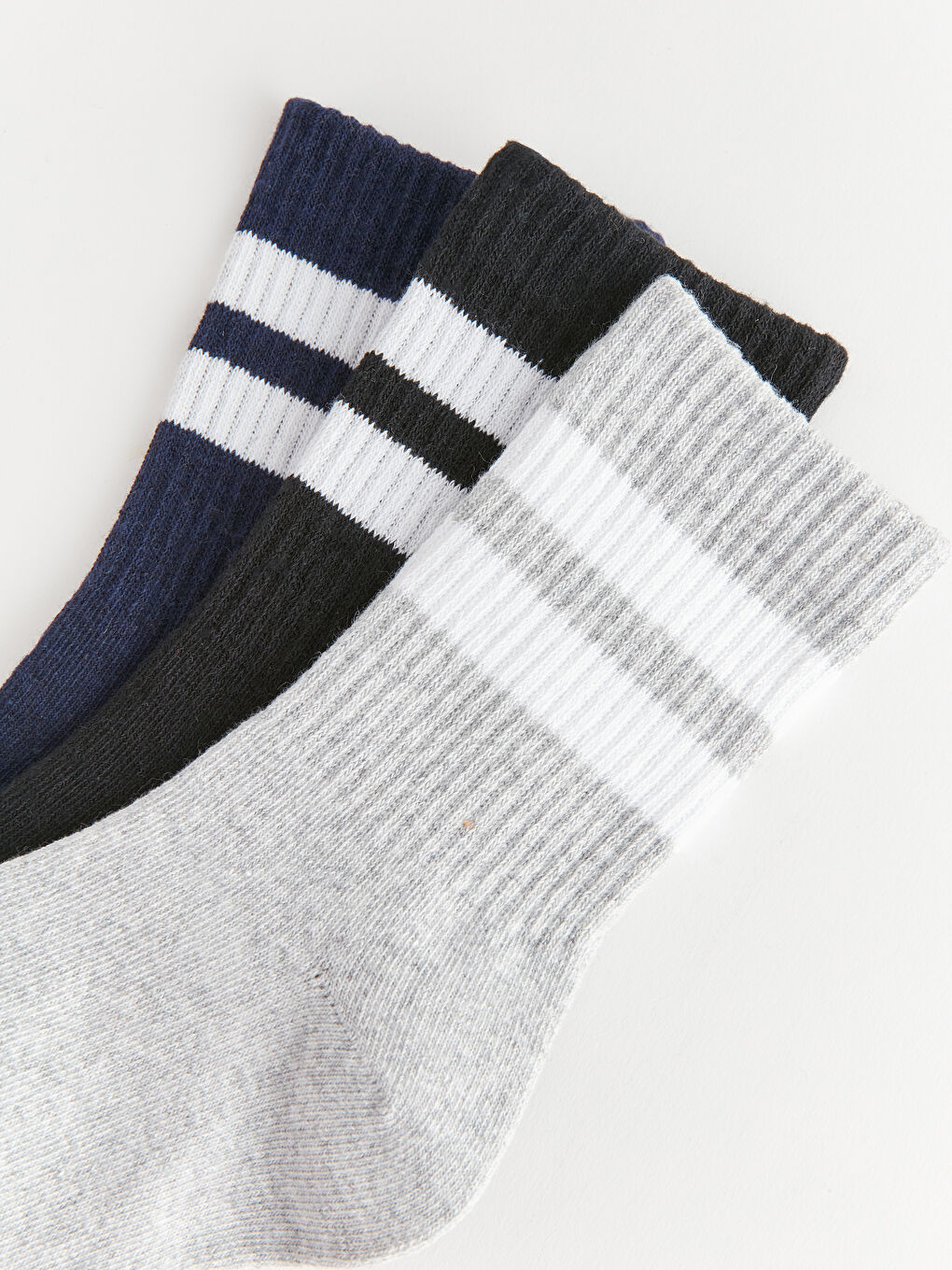 Striped Boys' Ankle Socks 3-Pack-2