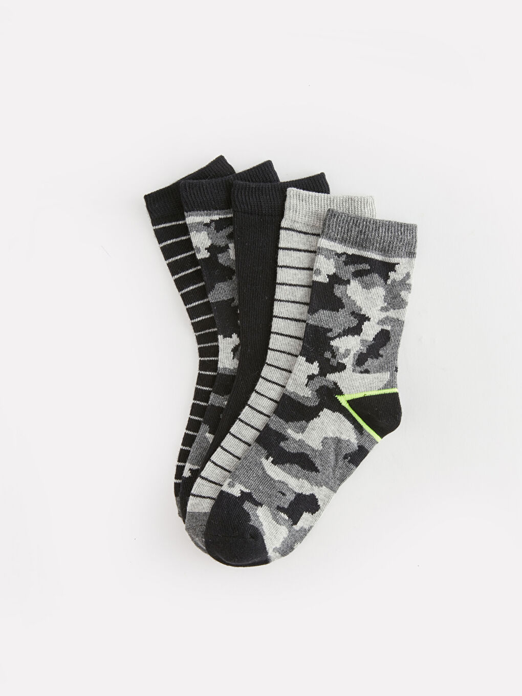 Printed Boys' Ankle Socks 5 Pack-1