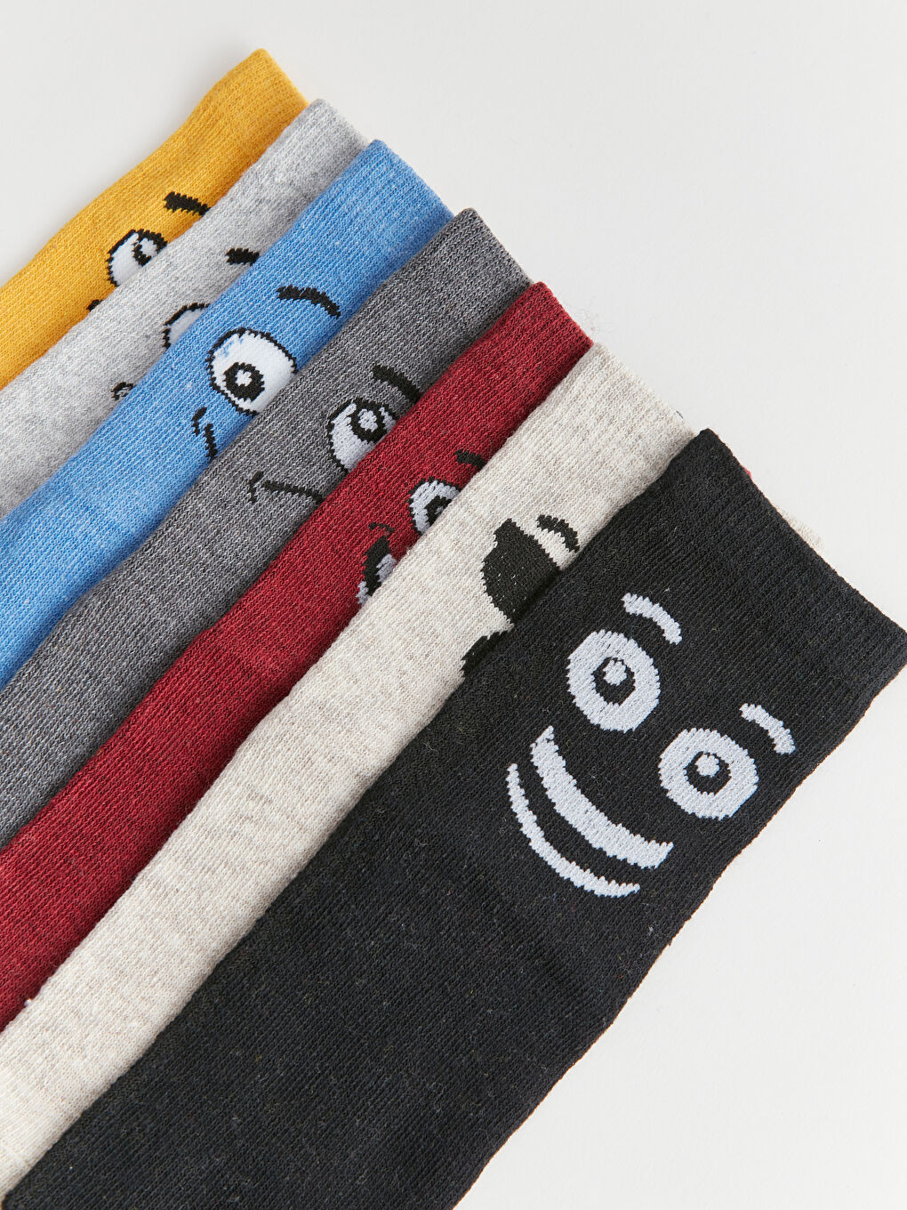 Patterned Boys' Ankle Socks 7 Pack-2